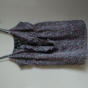Forever 21 floral baby doll tank top size S